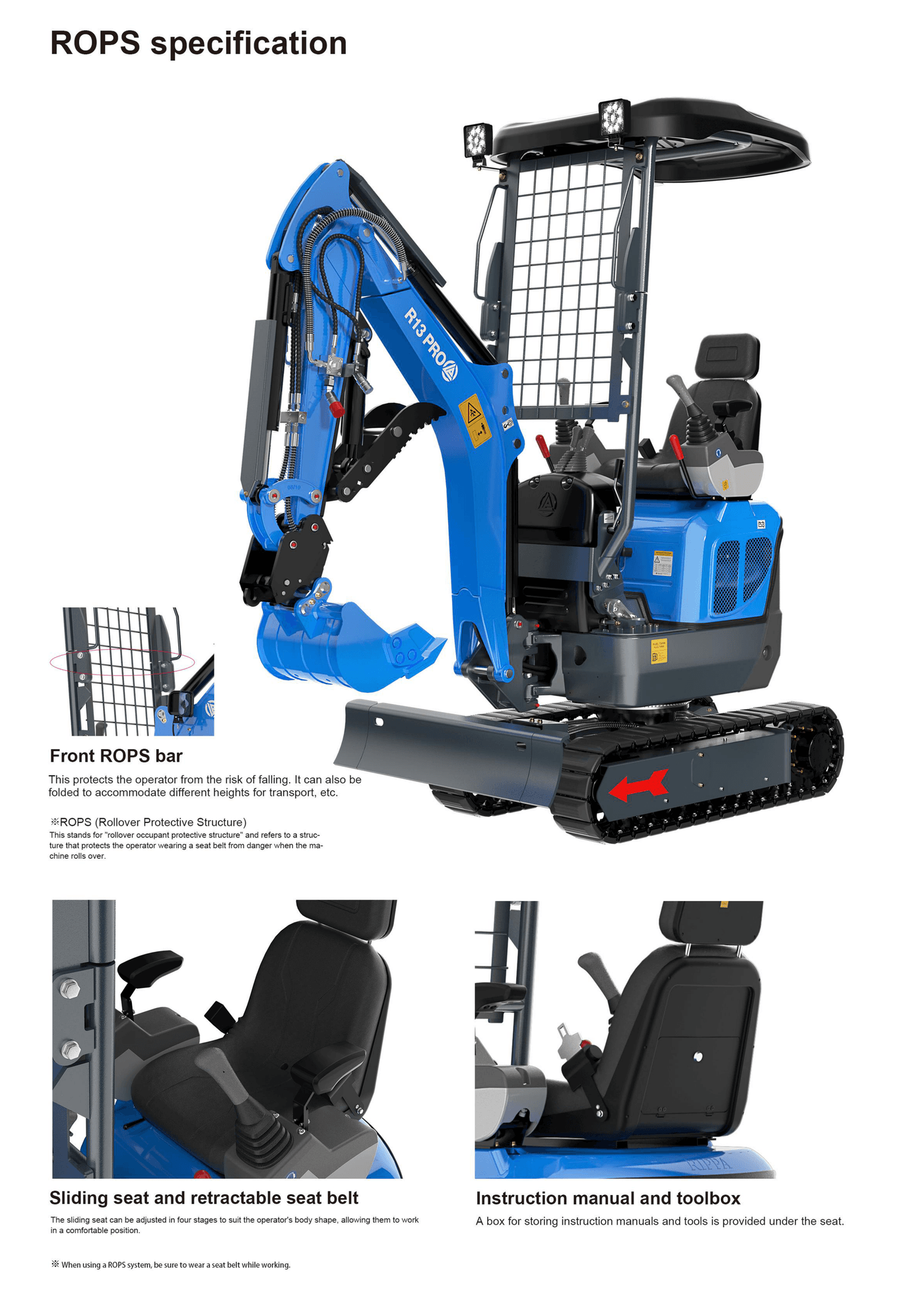 R13 PRO brochure page 4 bottom
