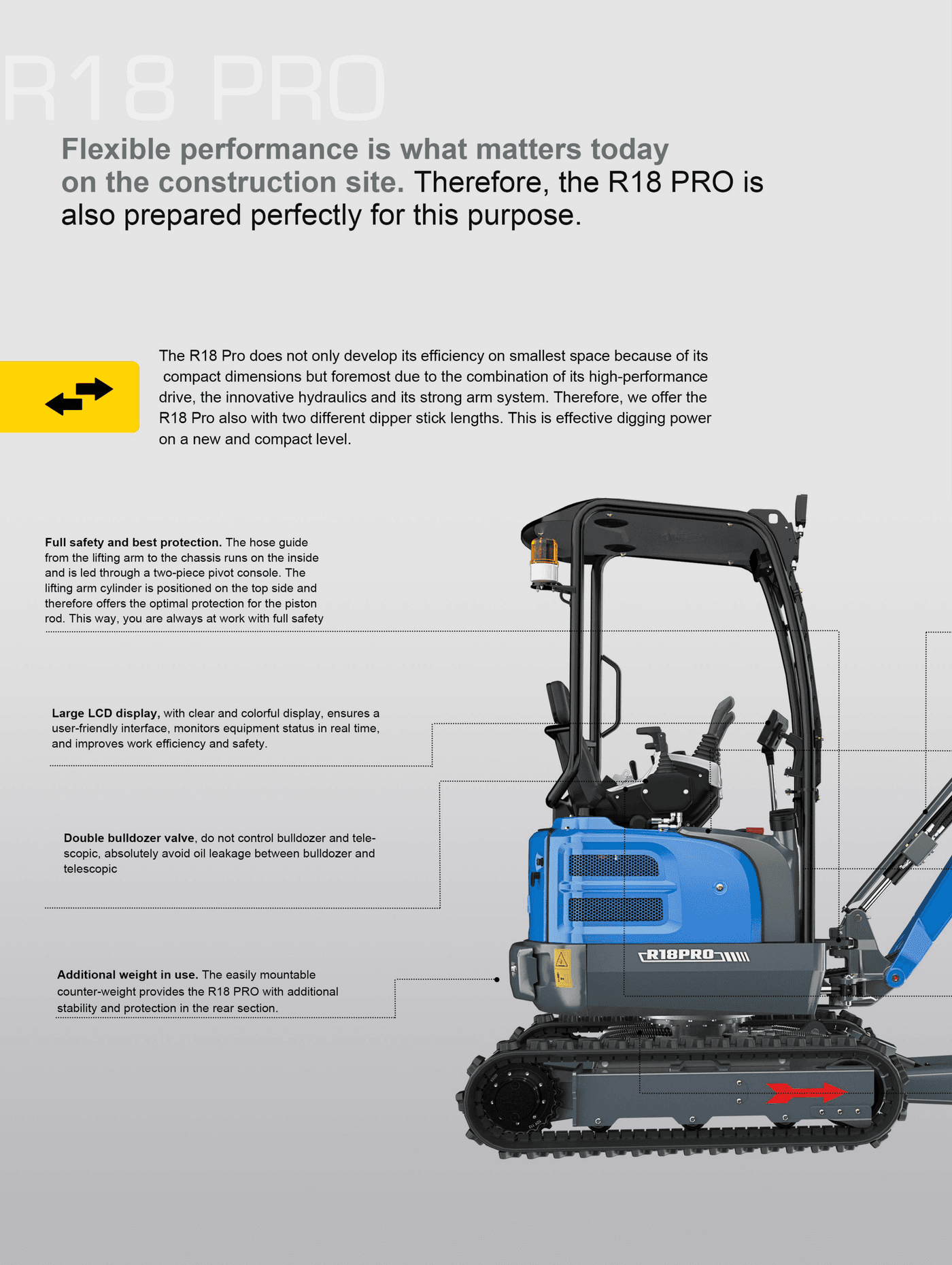 R18 PRO brochure page 3 top