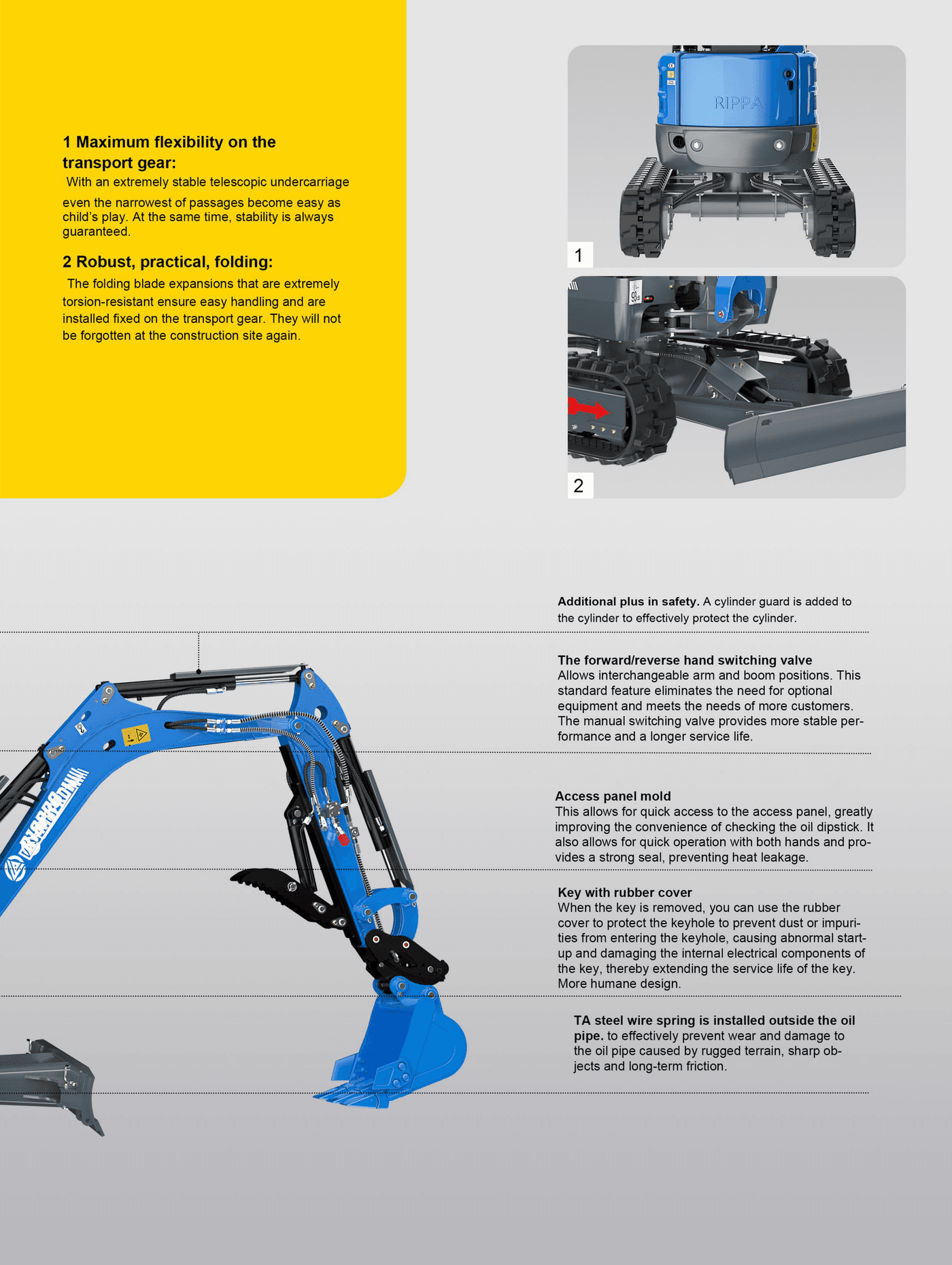 R18 PRO brochure page 3 bottom